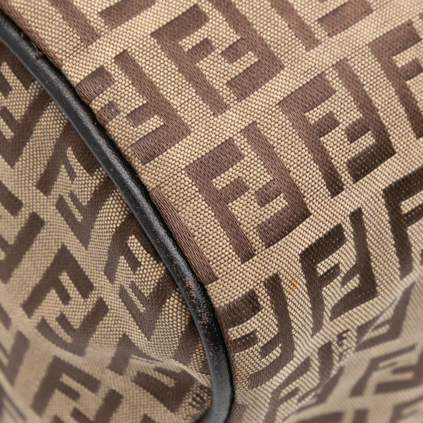 Fendi Zucchino Canvas Handbag