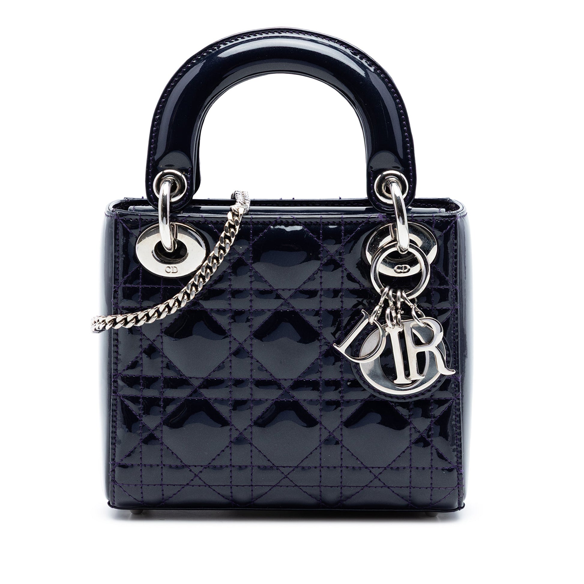 Dior Mini Patent Cannage Lady Dior