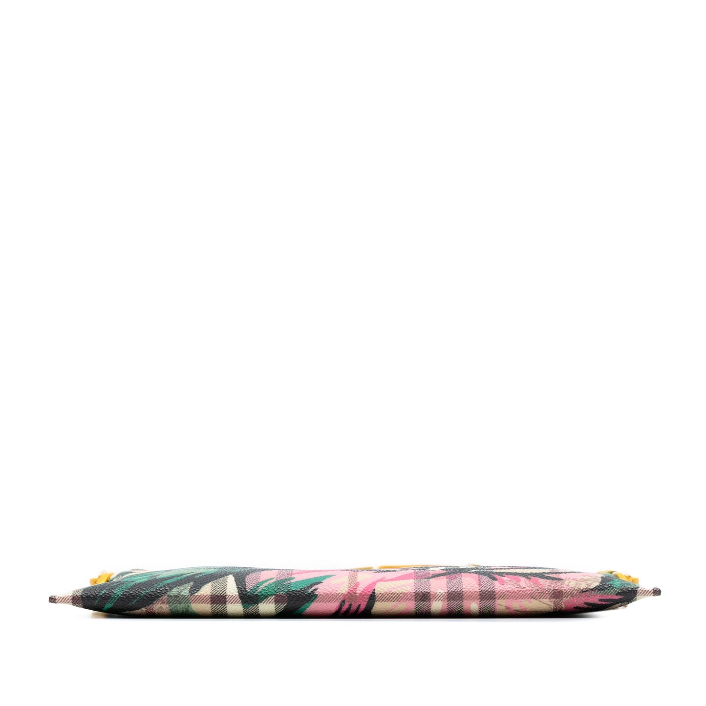 Burberry Haymarket Check Coated Canvas Floral Print Crossbody