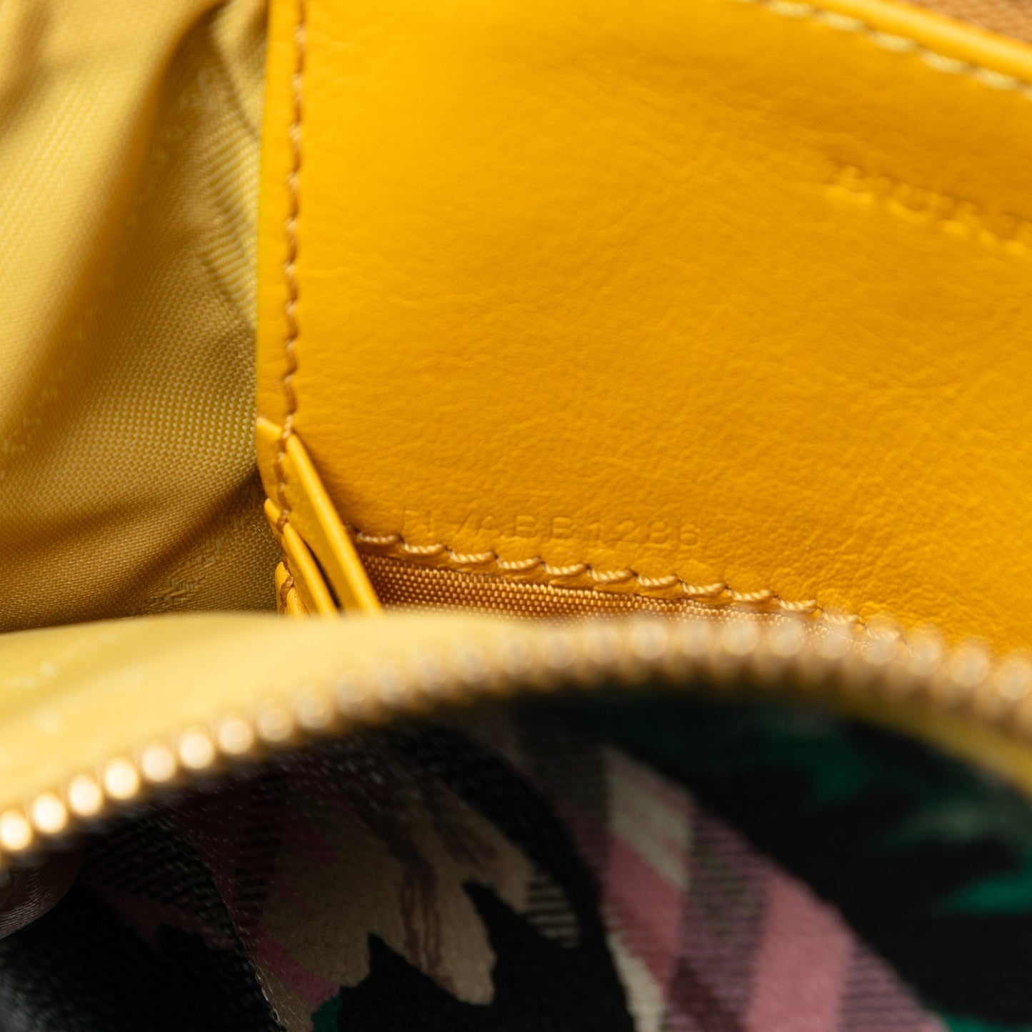 Burberry Haymarket Check Coated Canvas Floral Print Crossbody