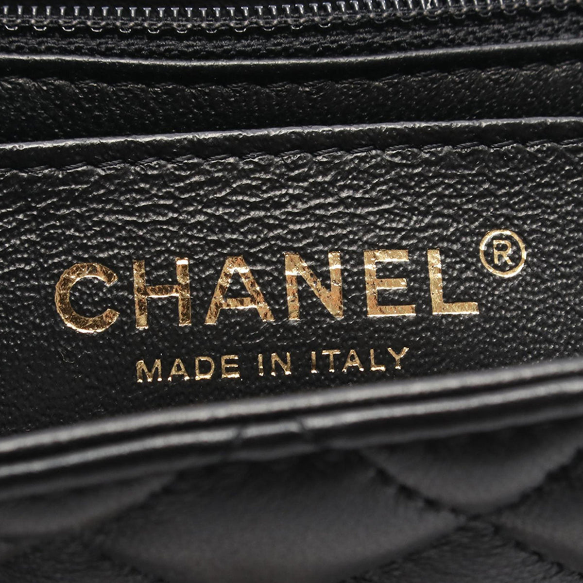 Chanel Mini Square Classic Lambskin Single Flap — Black