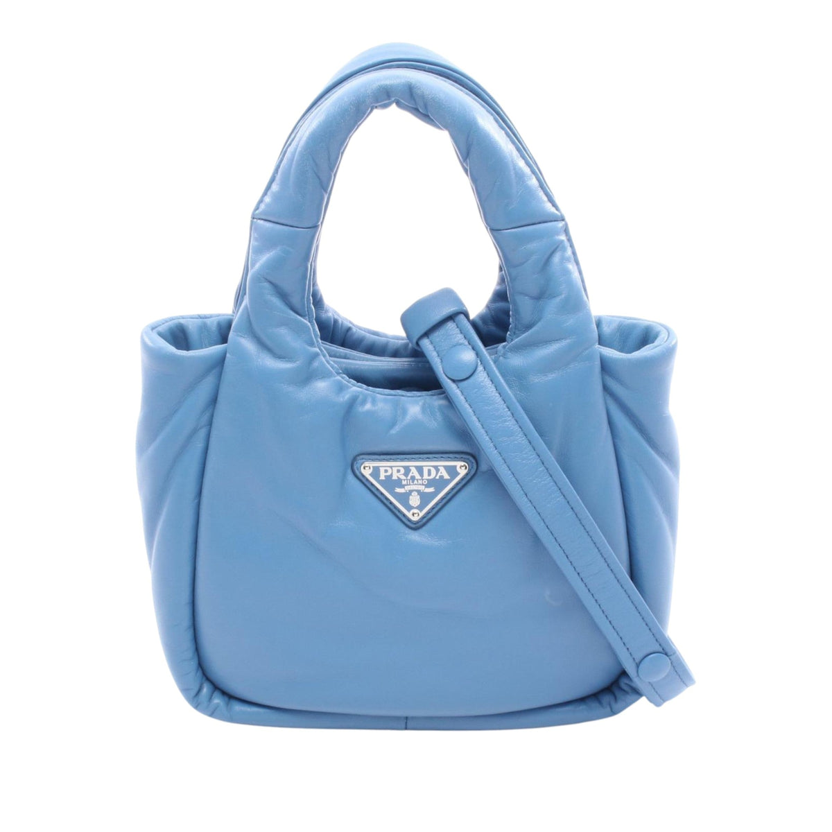 Prada Small Soft Padded Nappa Double Handled Bag