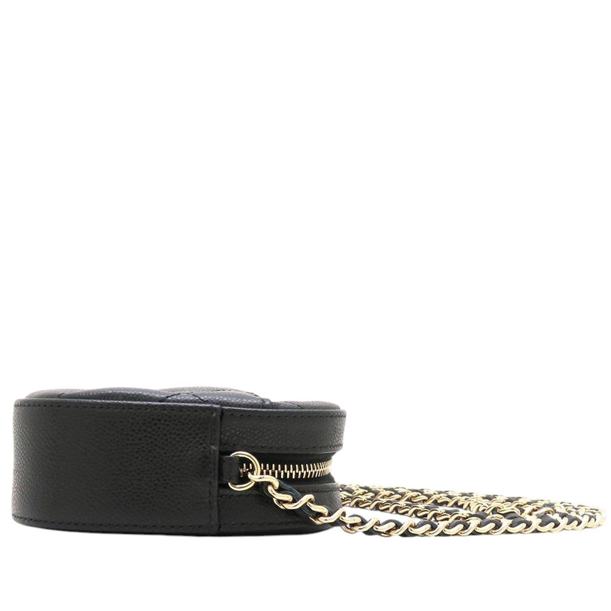 Chanel CC Quilted Caviar Camera Bag