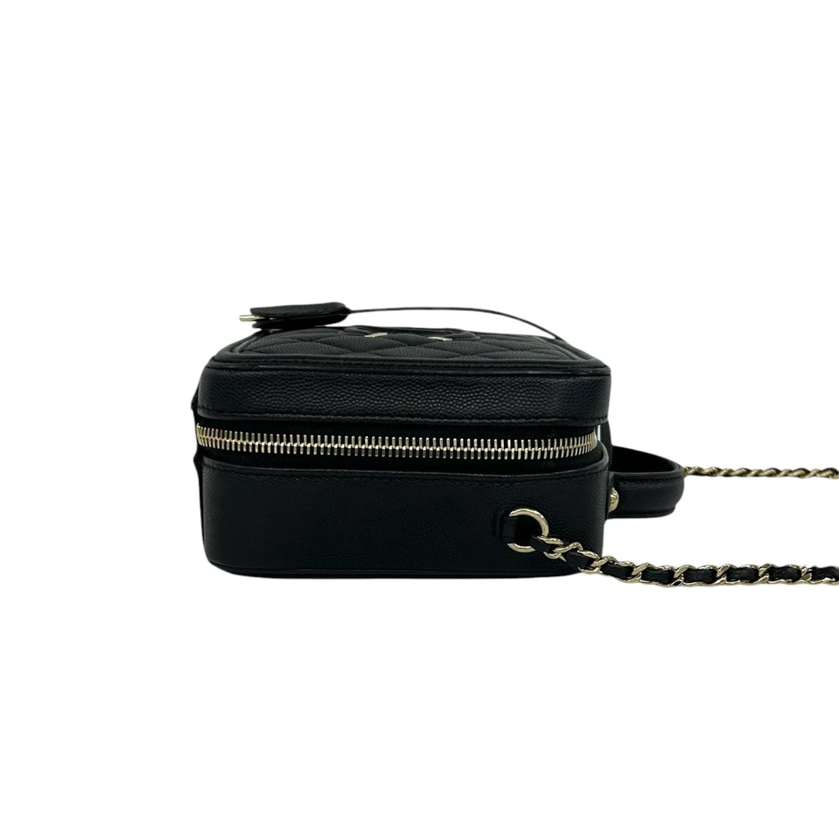 Chanel Small Caviar CC Filigree Vanity Case