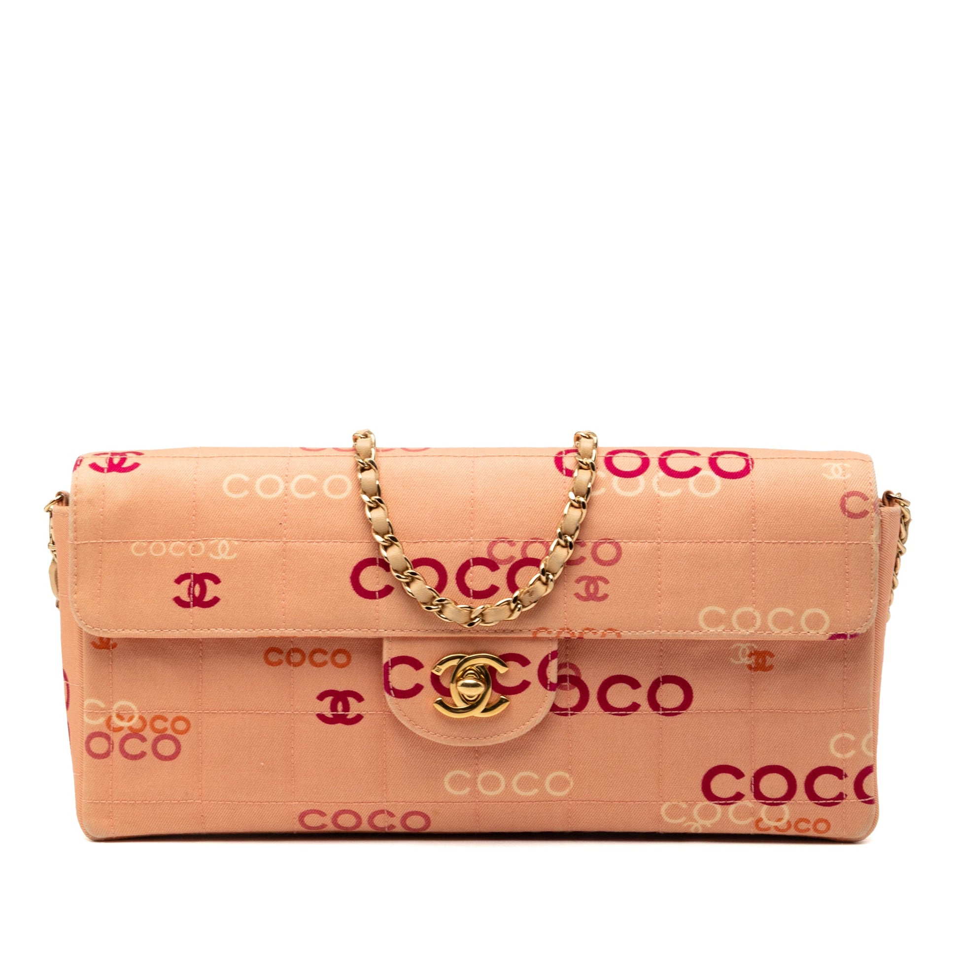 CC Chocolate Bar Canvas Logo East West Flap