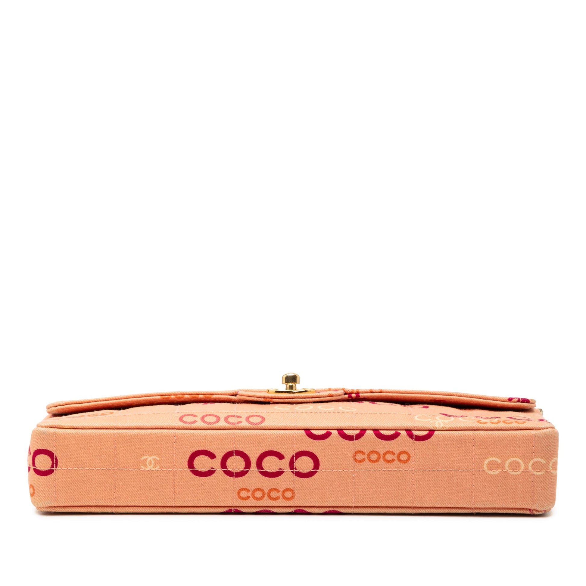 CC Chocolate Bar Canvas Logo East West Flap