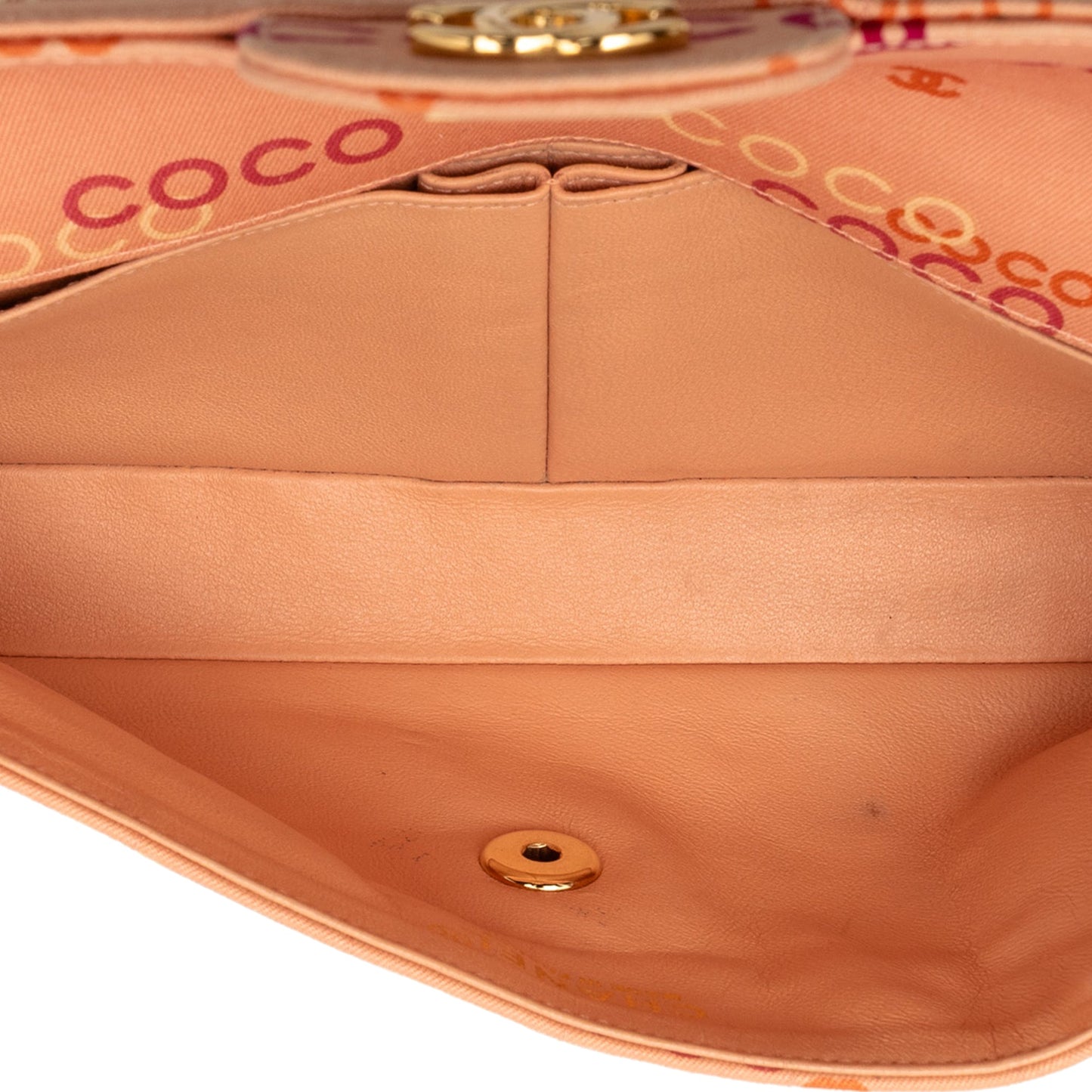 CC Chocolate Bar Canvas Logo East West Flap
