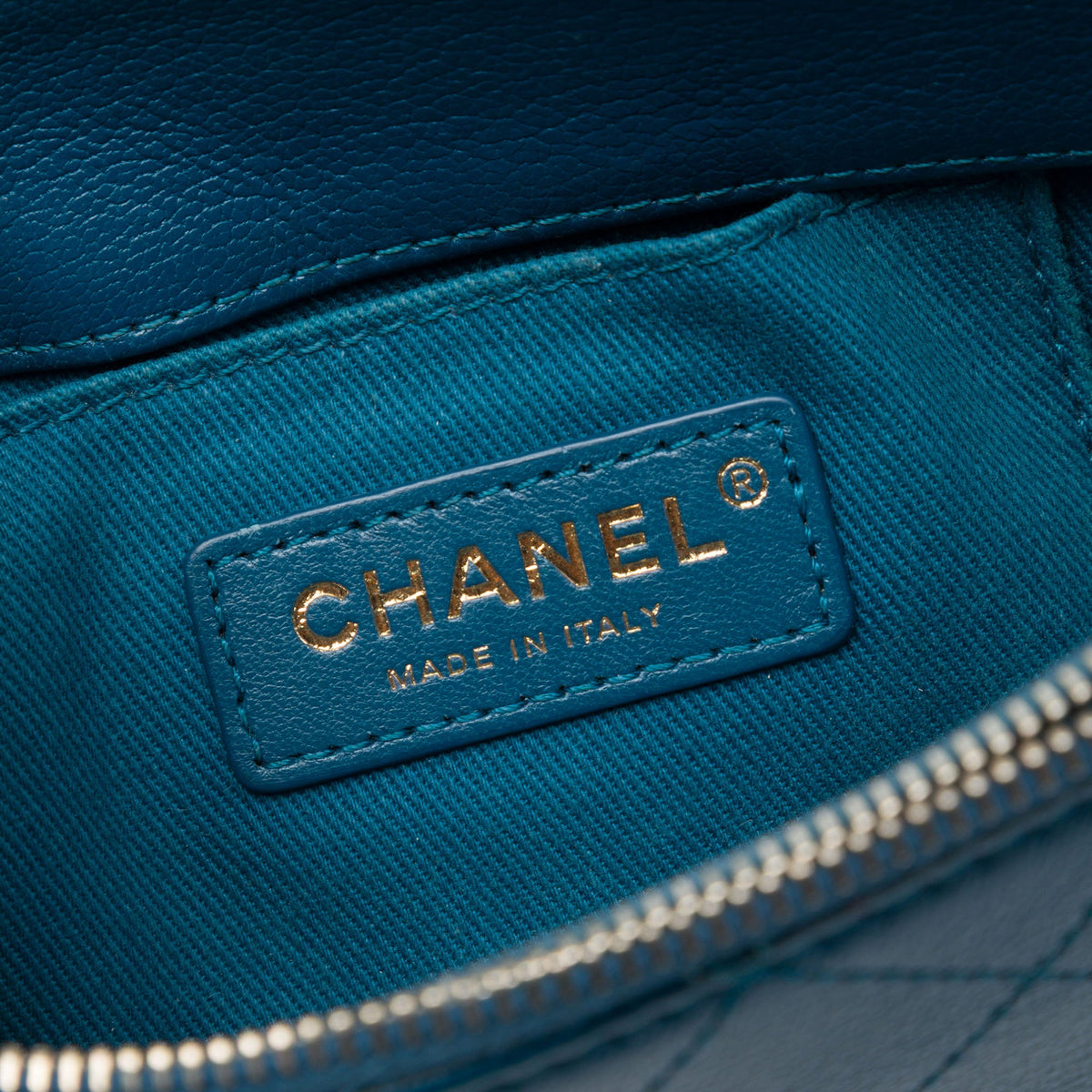 Chanel Small Shiny Calfskin and Quilted Goatskin Coco Curve Flap