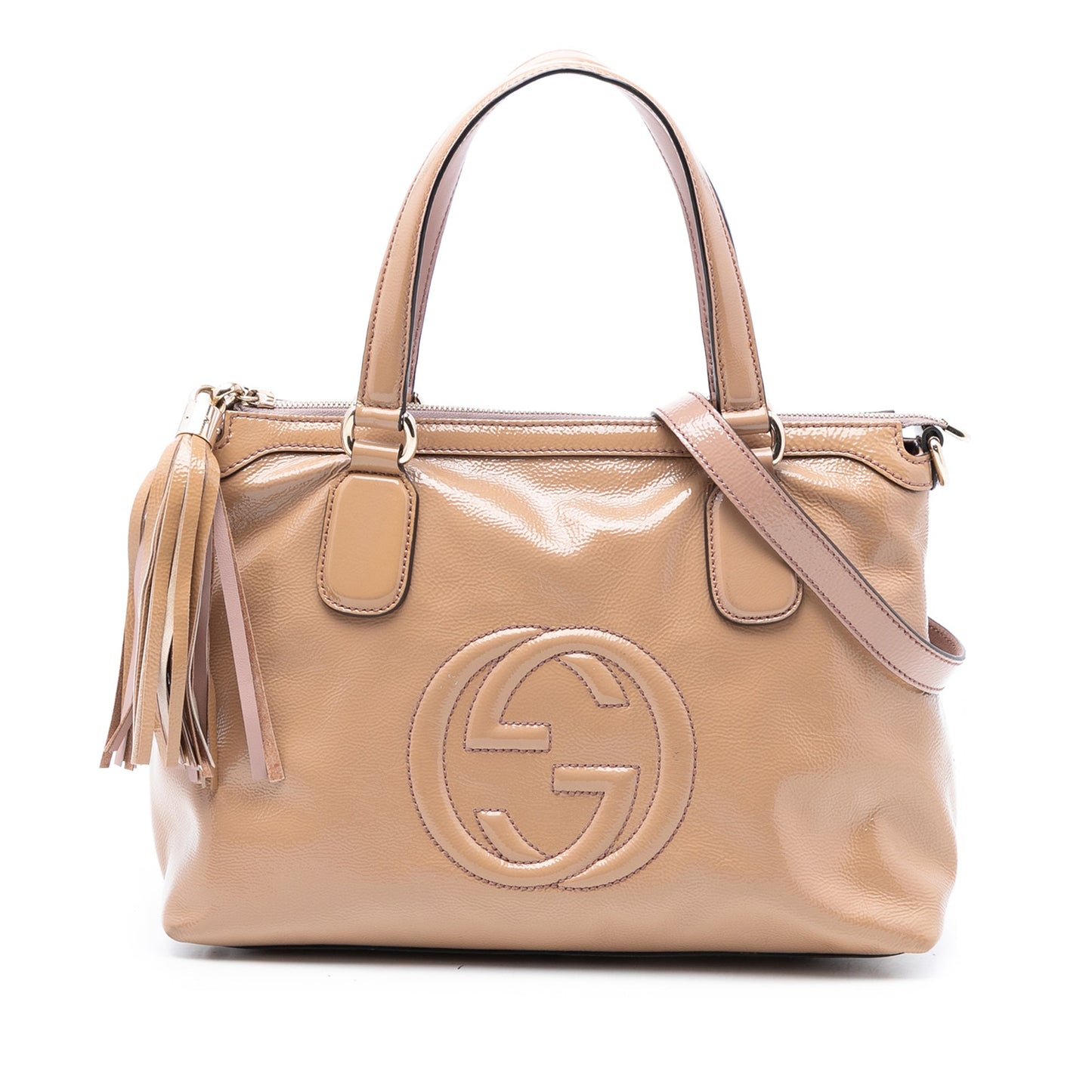 Gucci Small Patent Soho Working Satchel