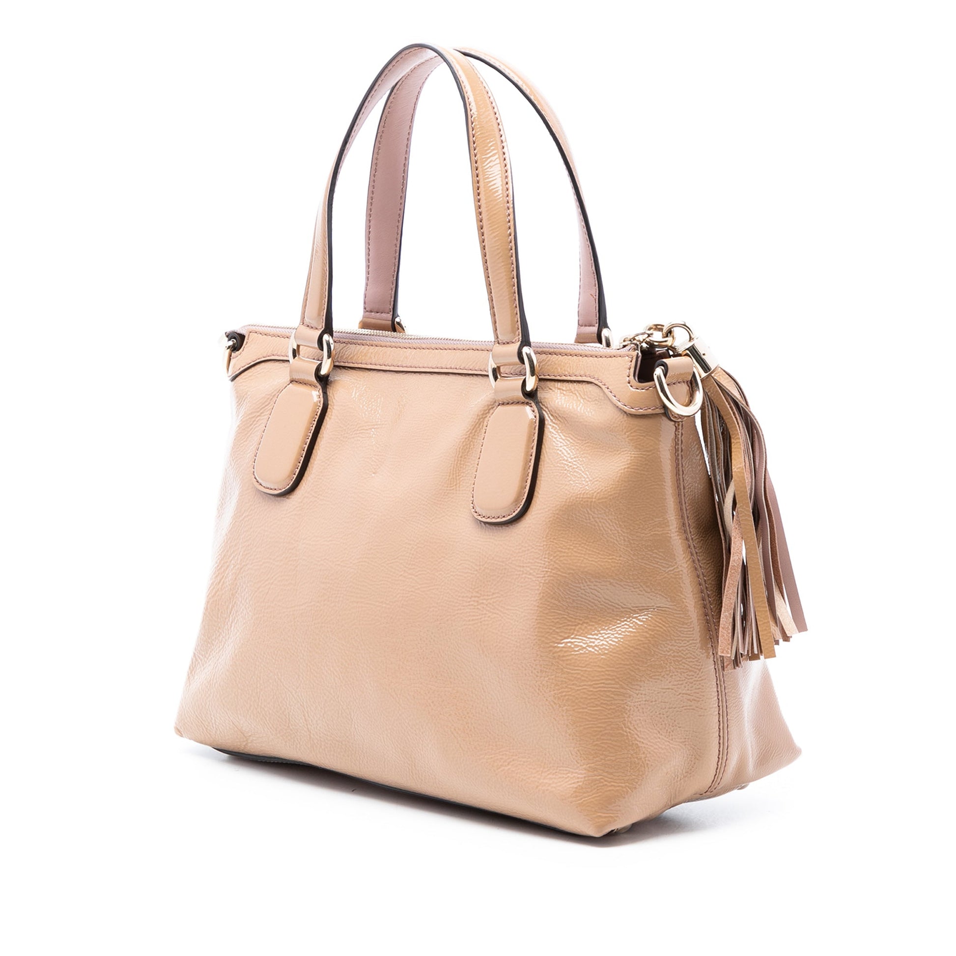 Gucci Small Patent Soho Working Satchel