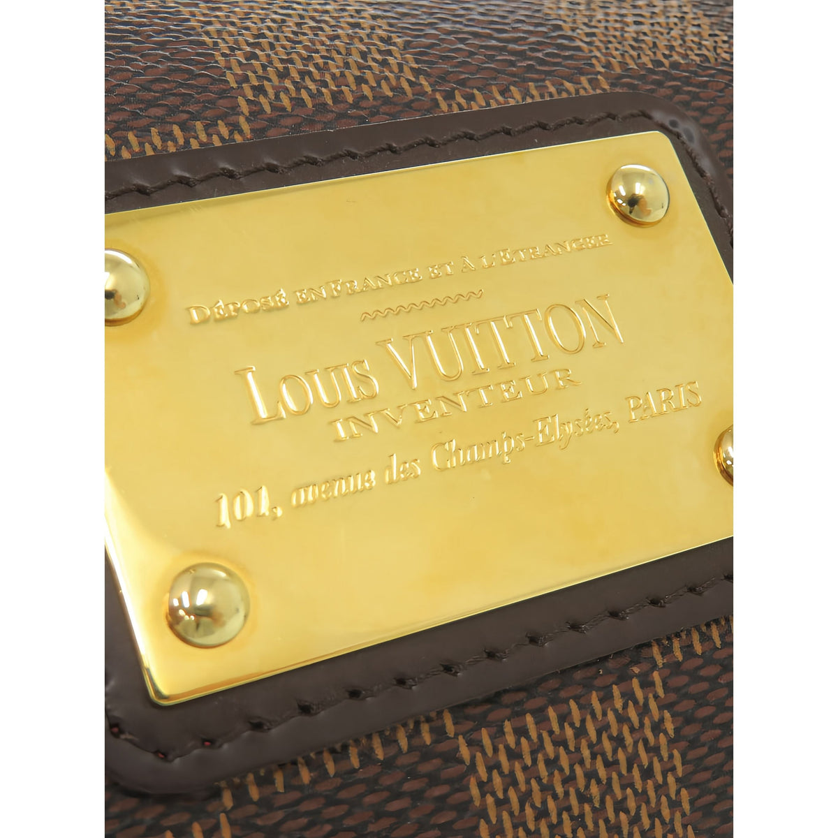 Louis Vuitton Damier Ebene Eva — Brown