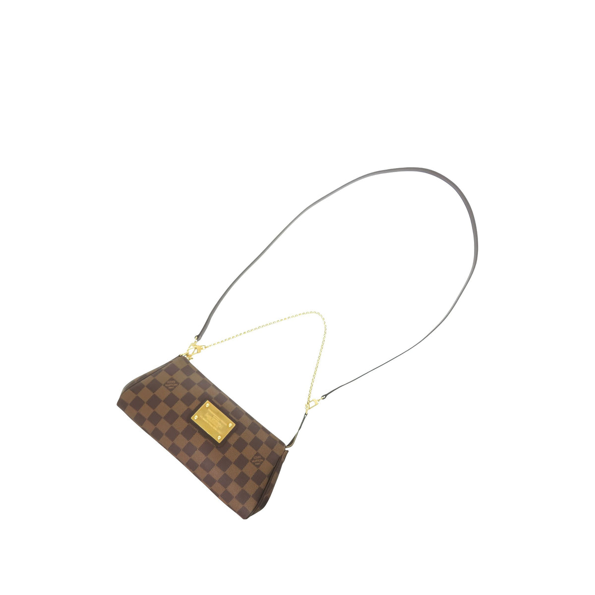 Louis Vuitton Damier Ebene Eva — Brown