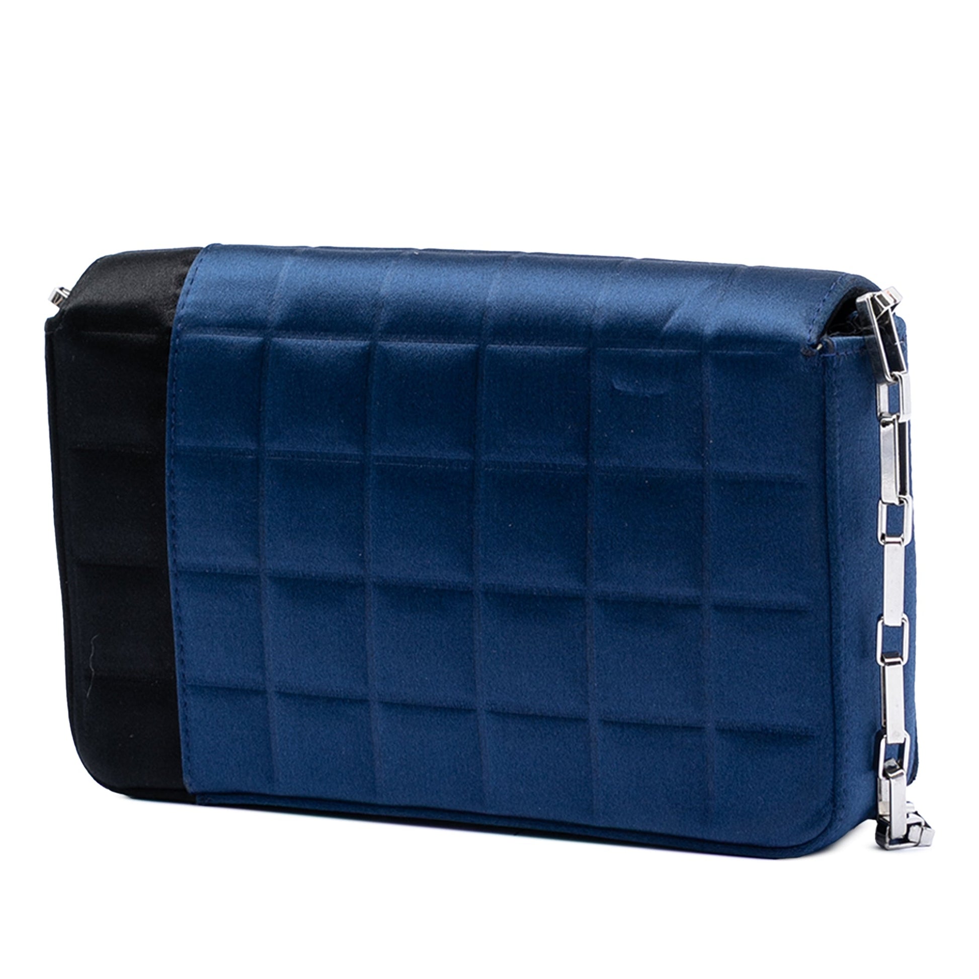 Chanel Mini Chocolate Bar Satin Shoulder Bag