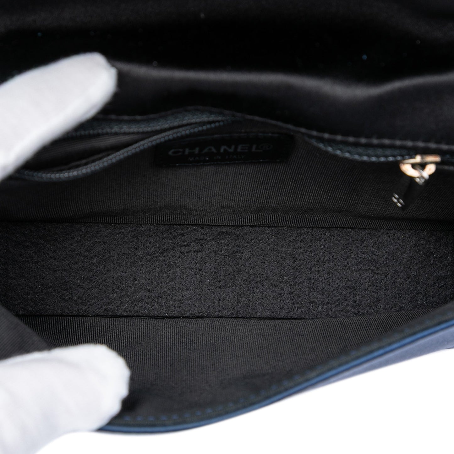 Chanel Mini Chocolate Bar Satin Shoulder Bag