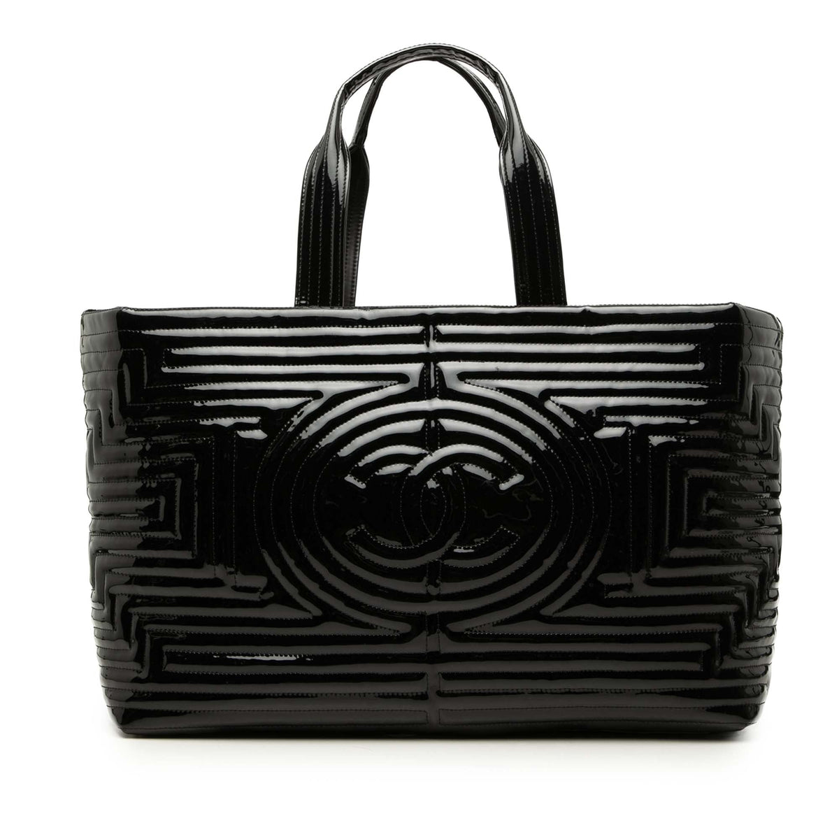 Chanel Vinyl Coco Ming Grand Shopping Tote