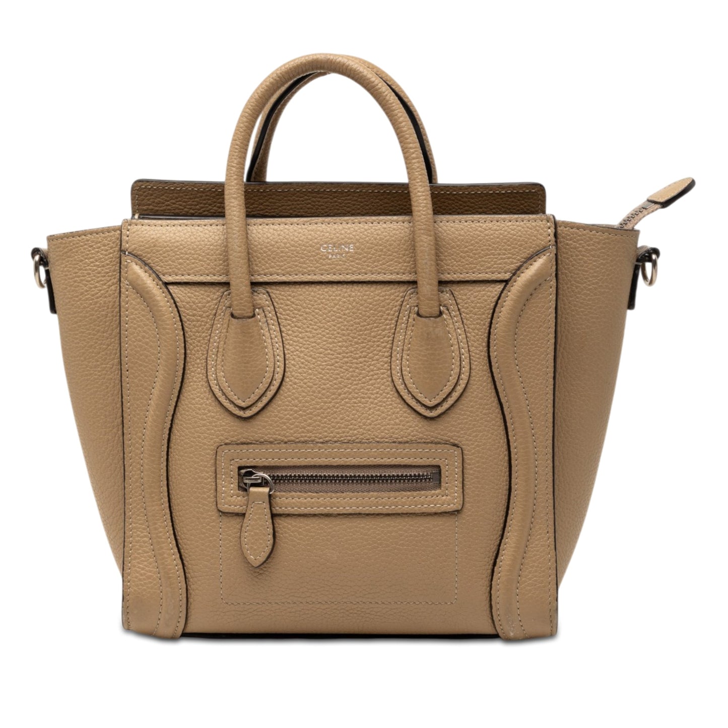 Celine Nano Leather Luggage Tote