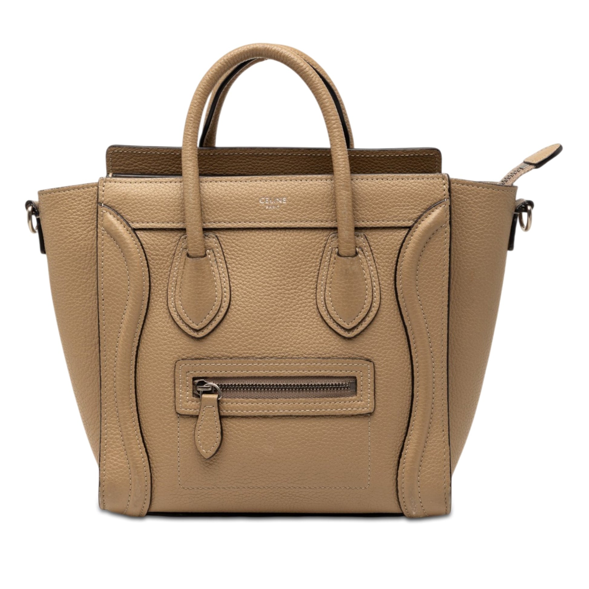 Celine Nano Leather Luggage Tote