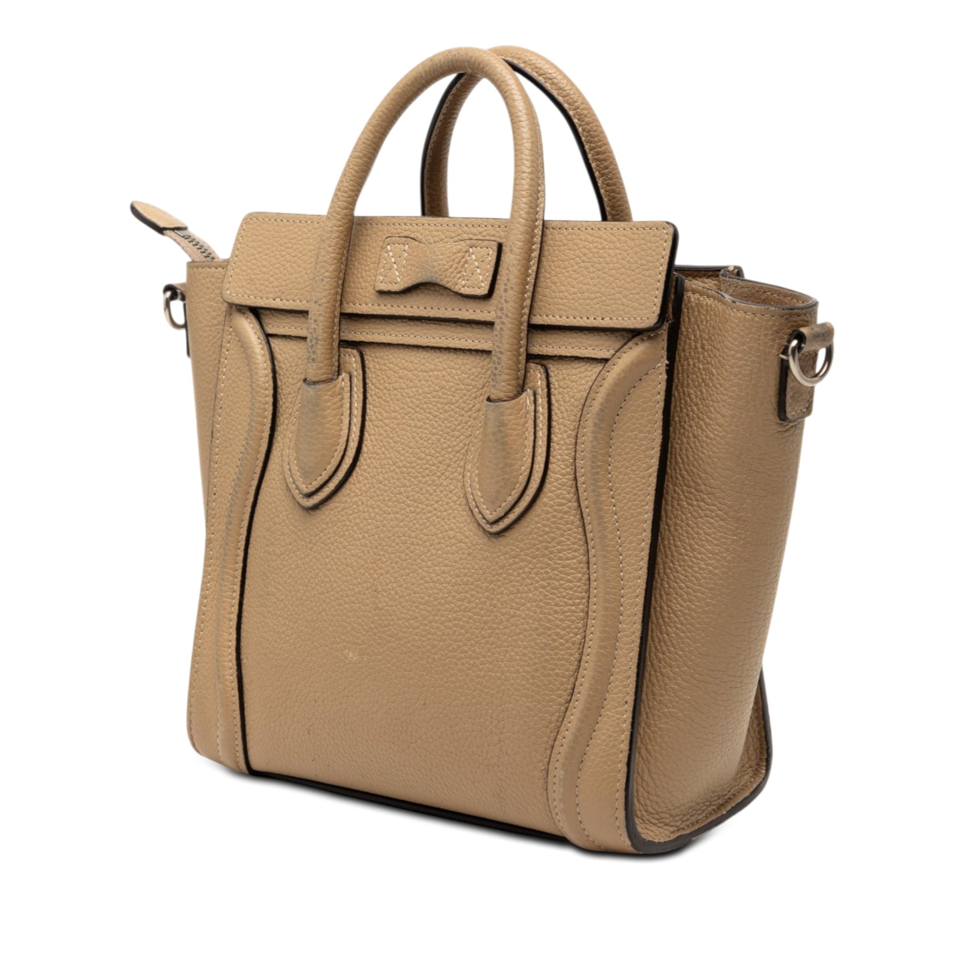 Celine Nano Leather Luggage Tote
