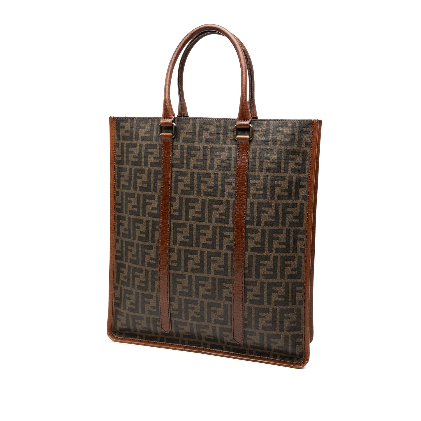 Fendi Zucca Coated Canvas Vertical Tote
