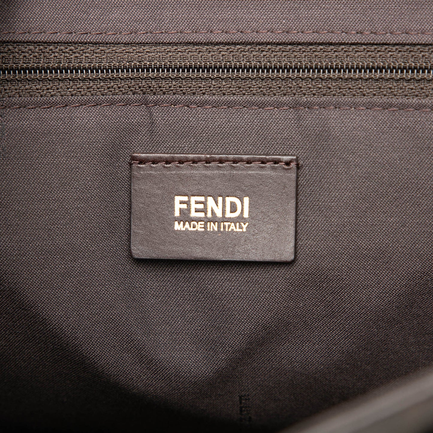 Fendi Zucca Coated Canvas Vertical Tote