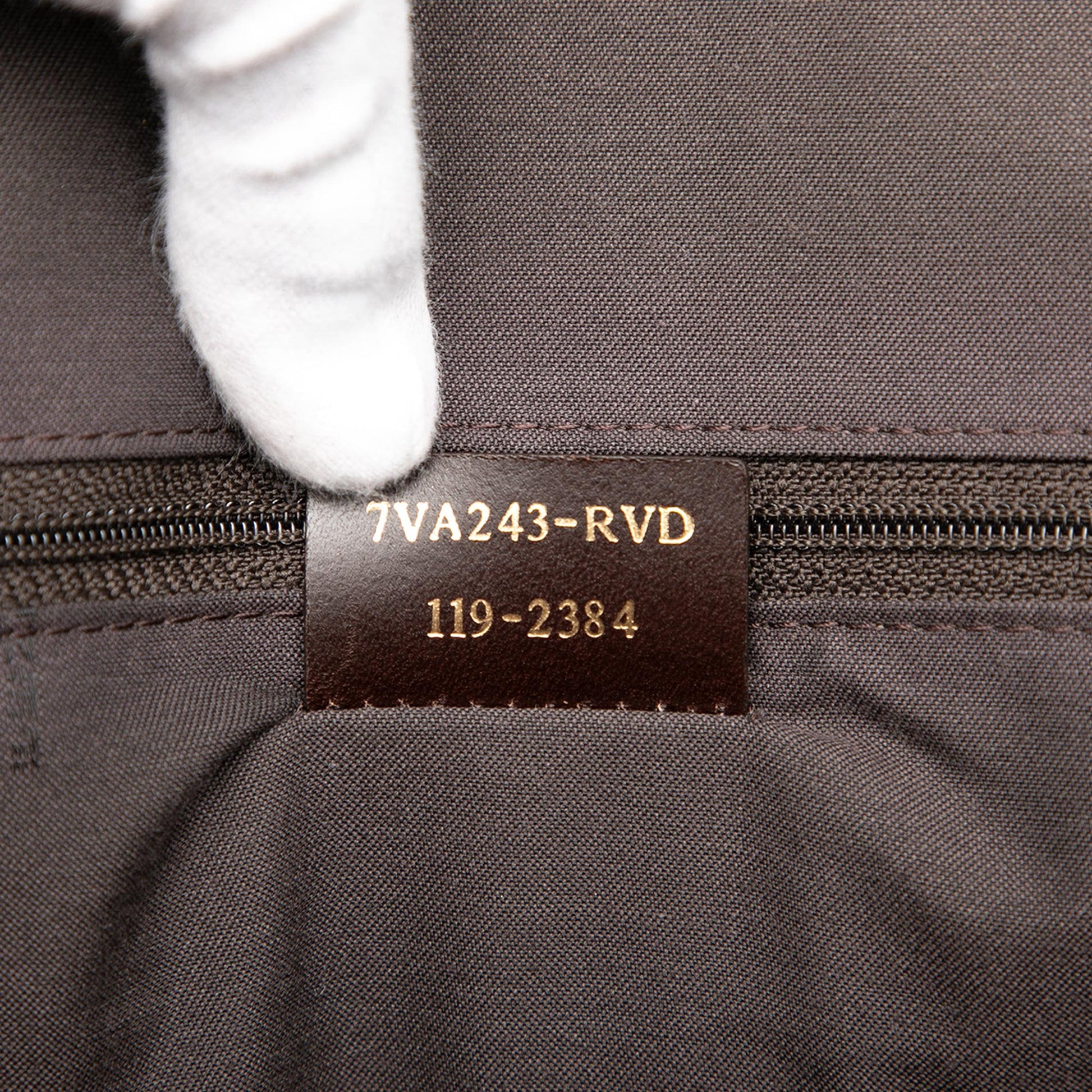Fendi Zucca Coated Canvas Vertical Tote