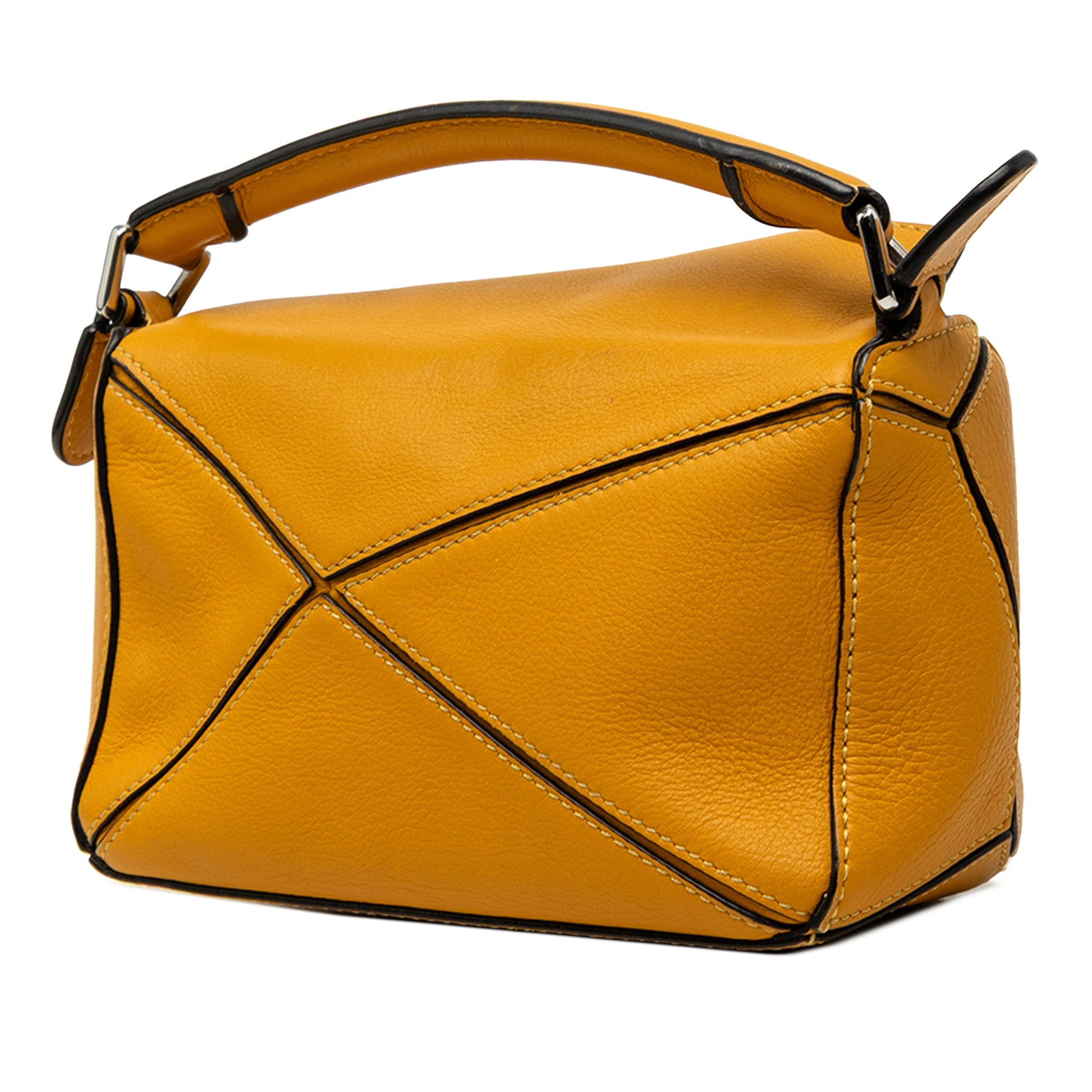 LOEWE Mini Calfskin Puzzle Satchel