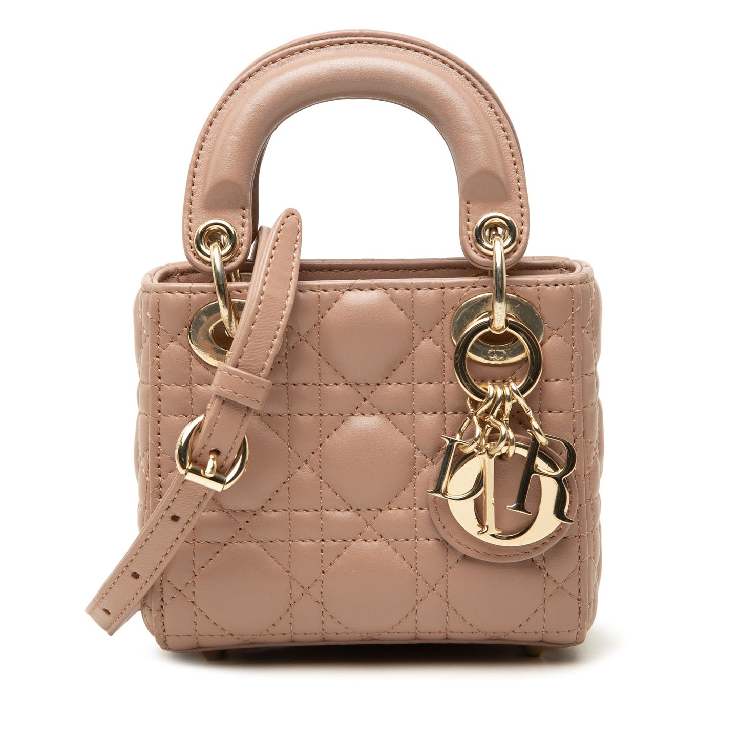 Dior Mini Lambskin Cannage Lady Dior