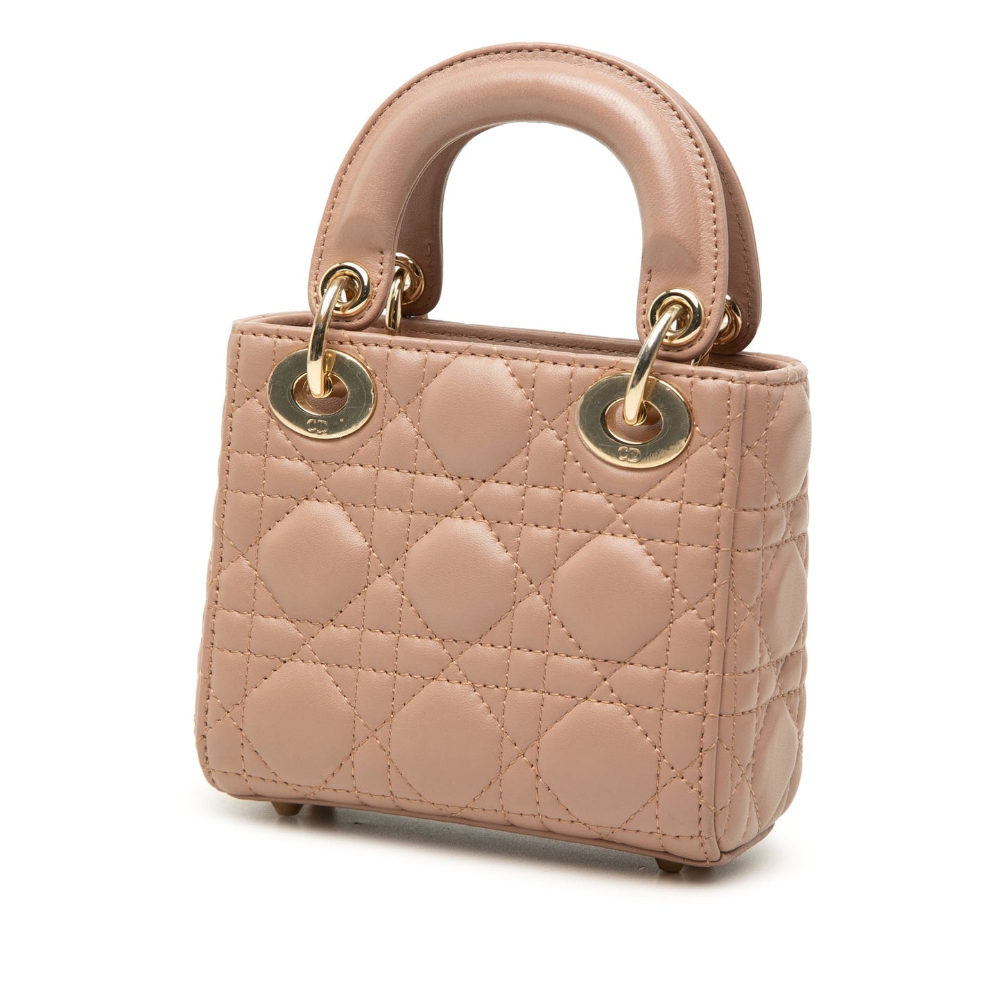 Dior Mini Lambskin Cannage Lady Dior