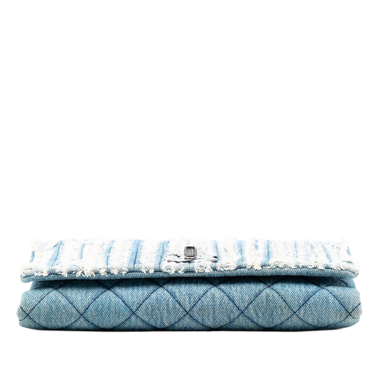 CC Denim Fringe Single Flap