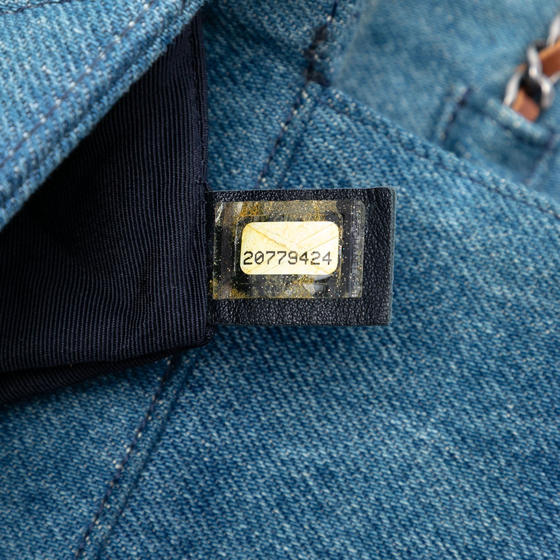CC Denim Fringe Single Flap