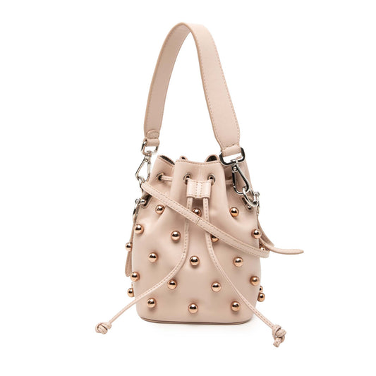 Fendi Mini Studded Calfskin Mon Tresor Bucket Bag