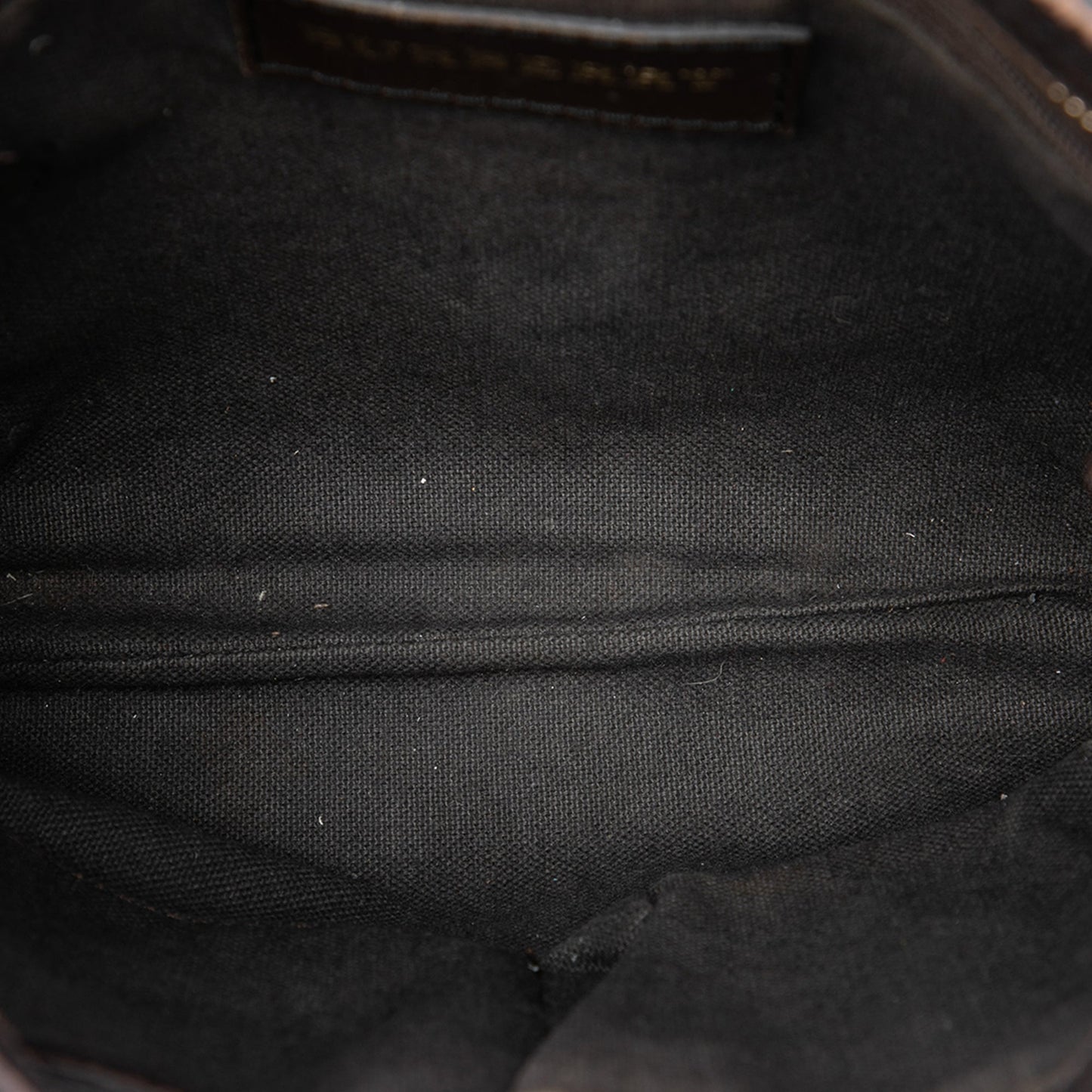 Burberry Medium Haymarket Check Coated Canvas Hartham Crossbody