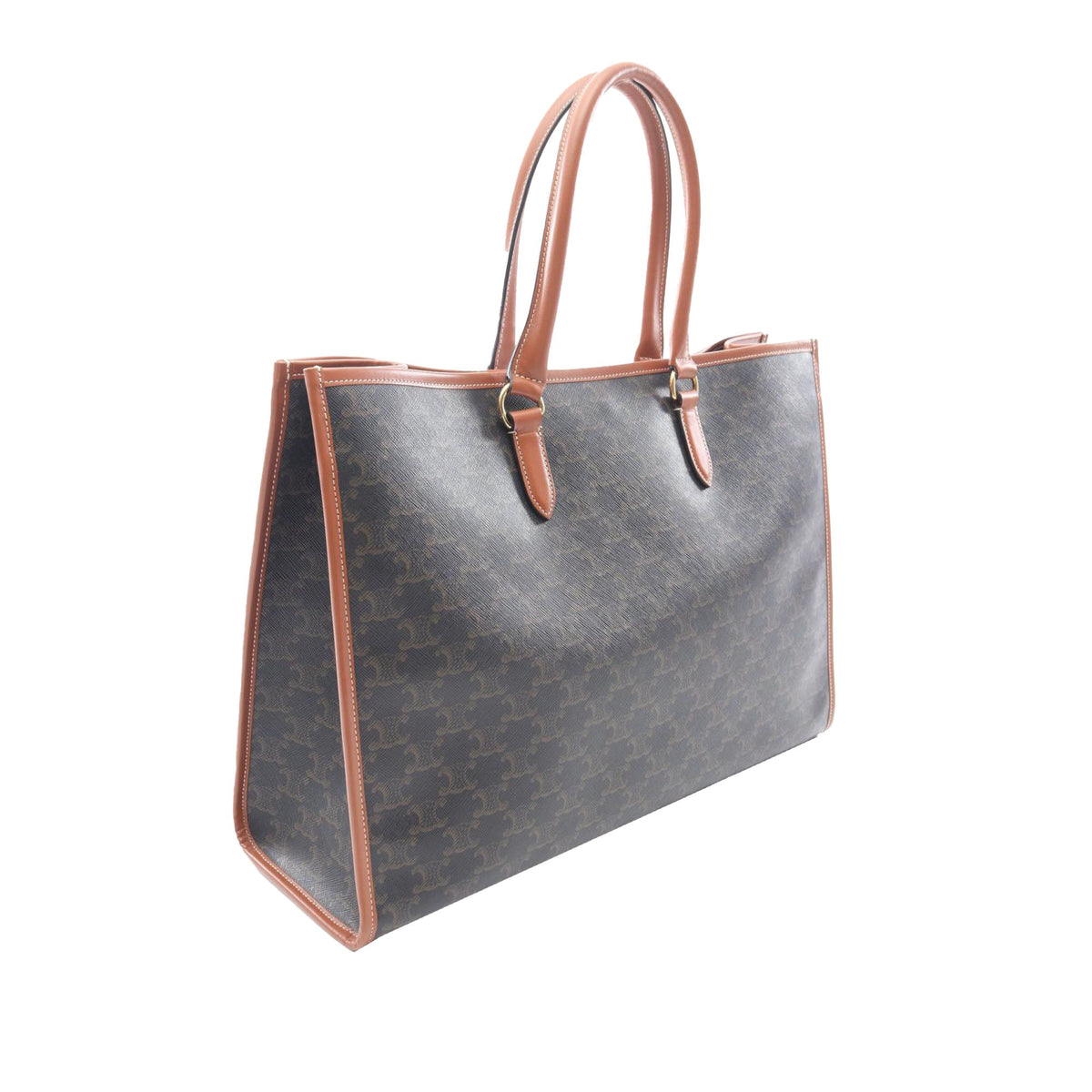 Celine Triomphe Coated Canvas Horizontal Cabas Tote