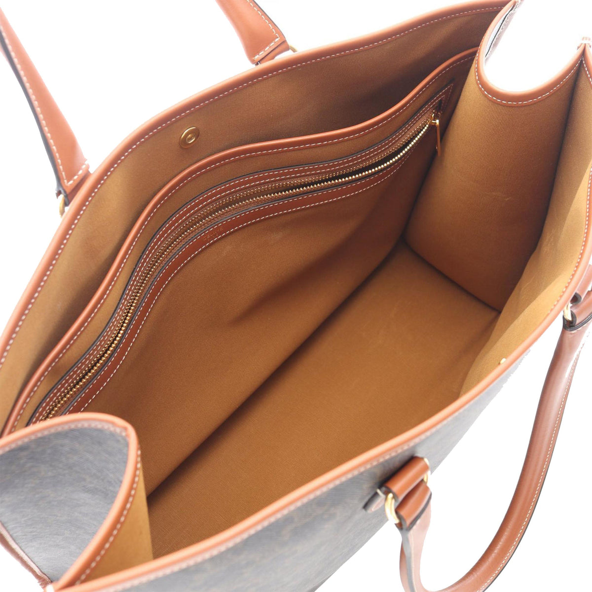 Celine Triomphe Coated Canvas Horizontal Cabas Tote