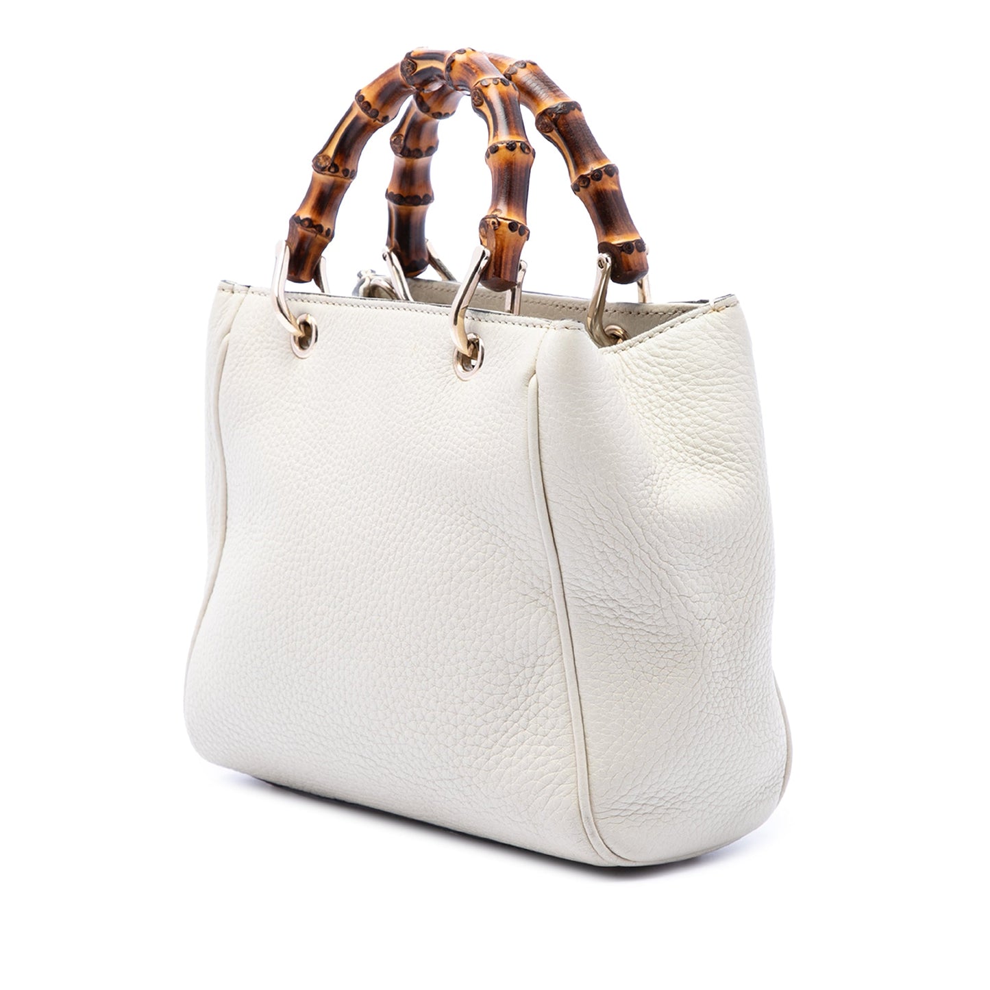 Gucci Mini Calfskin Bamboo Shopper Satchel