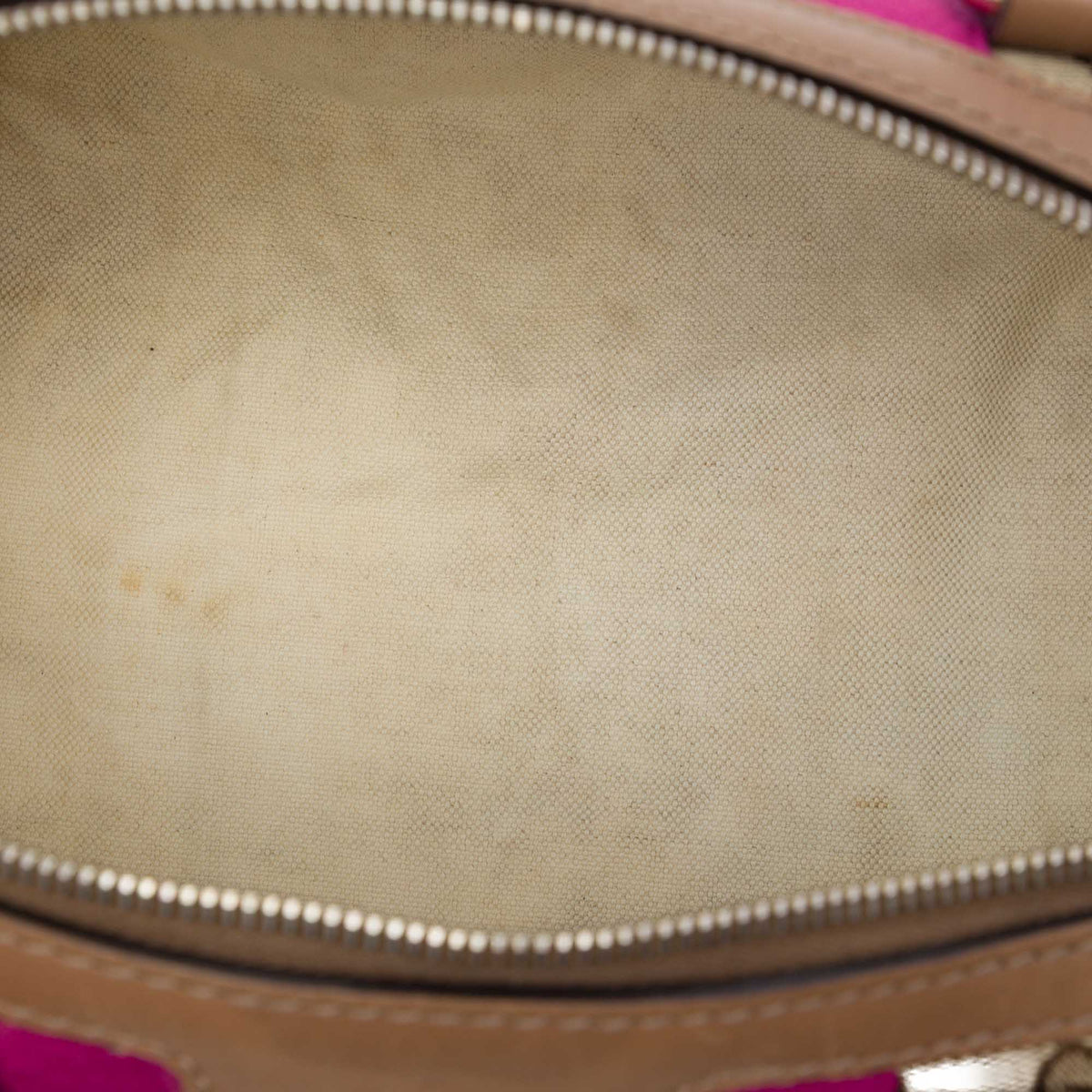 Gucci Small GG Canvas Web Joy Boston Bag — Beige