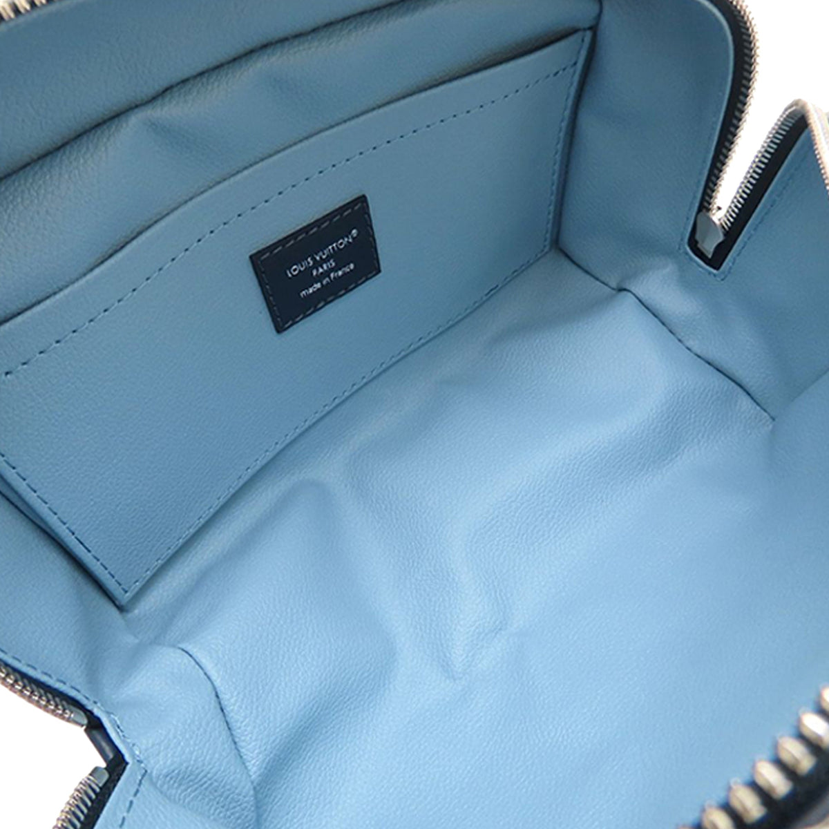 Louis Vuitton Monogram Shadow Locker Dopp Kit — Blue