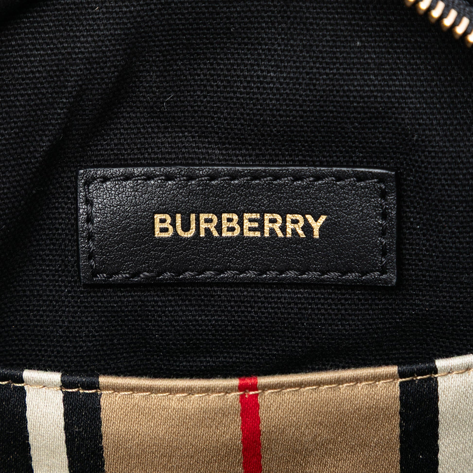 Burberry Icon Stripe Canvas Louise Crossbody