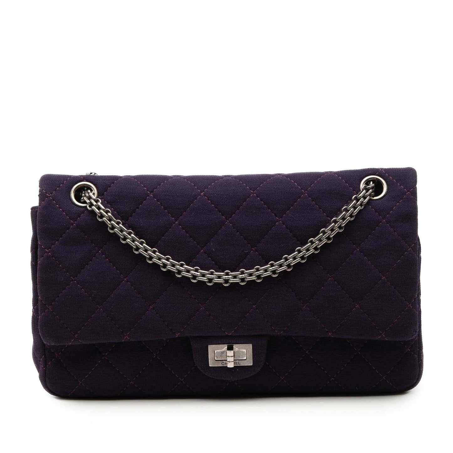 Chanel Quilted Jersey Reissue 2.55 Double Flap 226