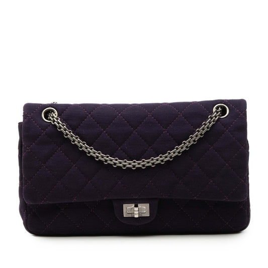 Chanel Quilted Jersey Reissue 2.55 Double Flap 226