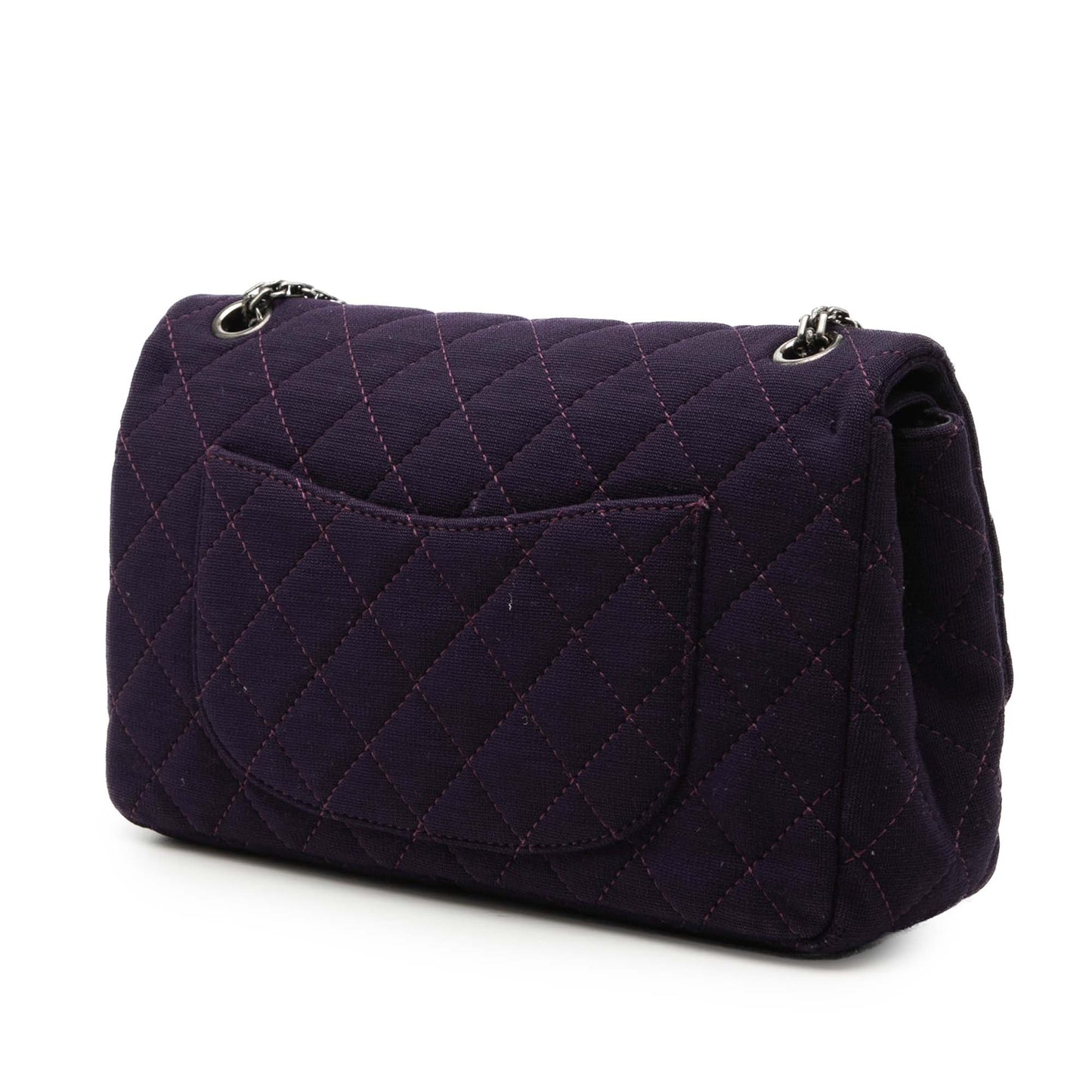 Chanel Quilted Jersey Reissue 2.55 Double Flap 226