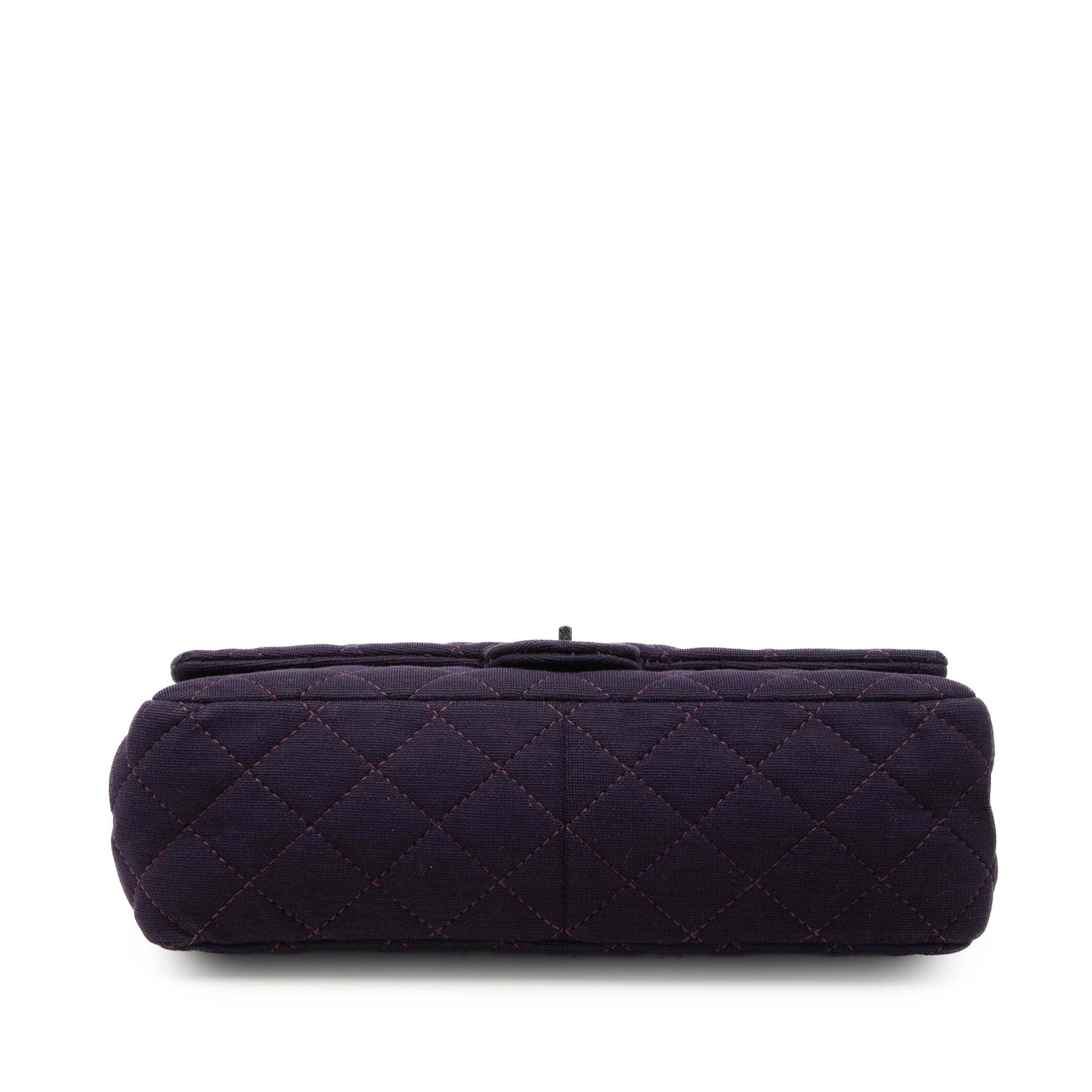 Chanel Quilted Jersey Reissue 2.55 Double Flap 226