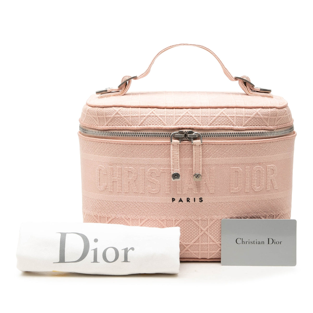 Dior Diortravel Canvas Cannage D Lite Vanity Case