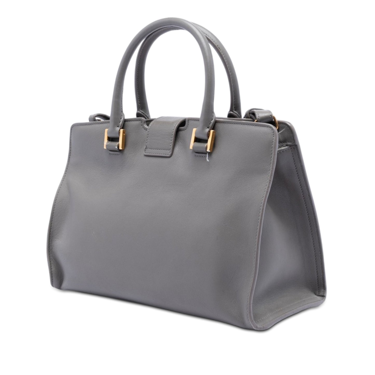 Baby Leather Monogram Downtown Cabas Satchel