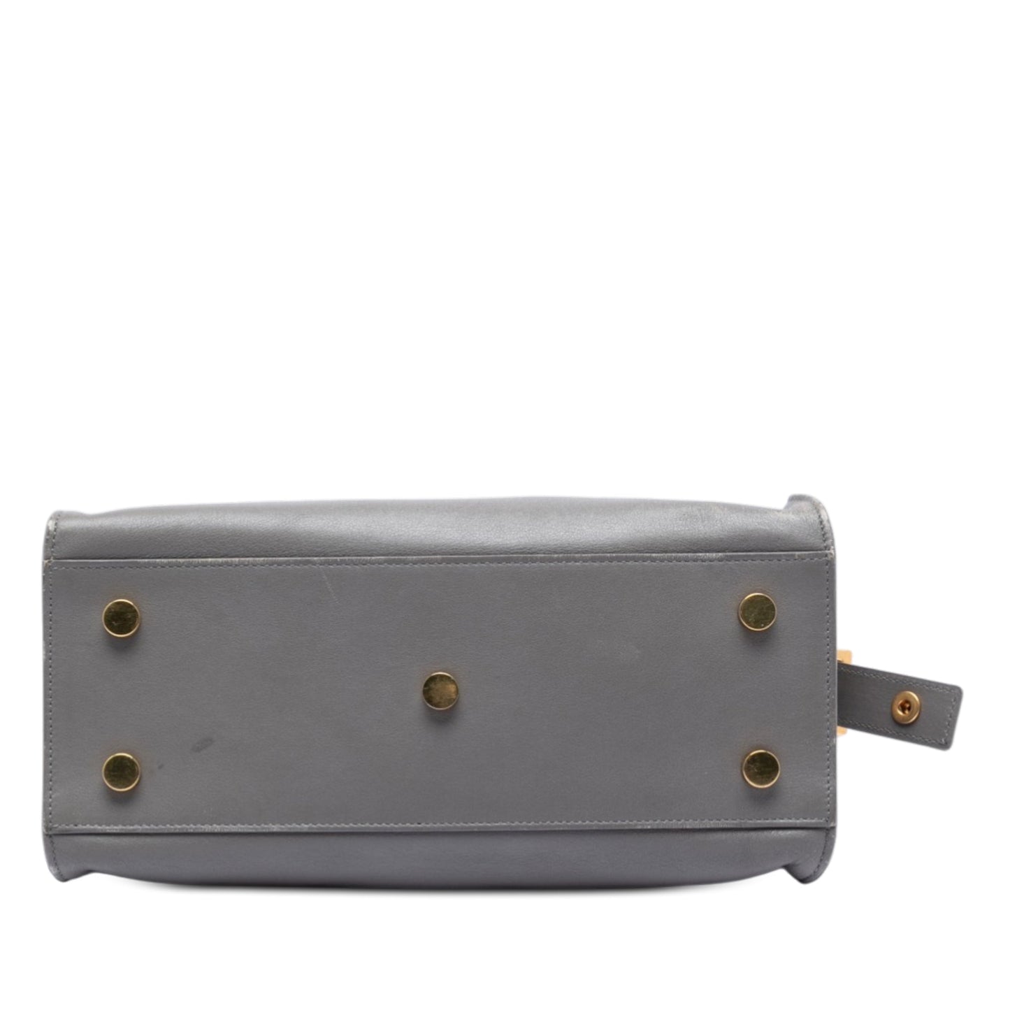 Baby Leather Monogram Downtown Cabas Satchel