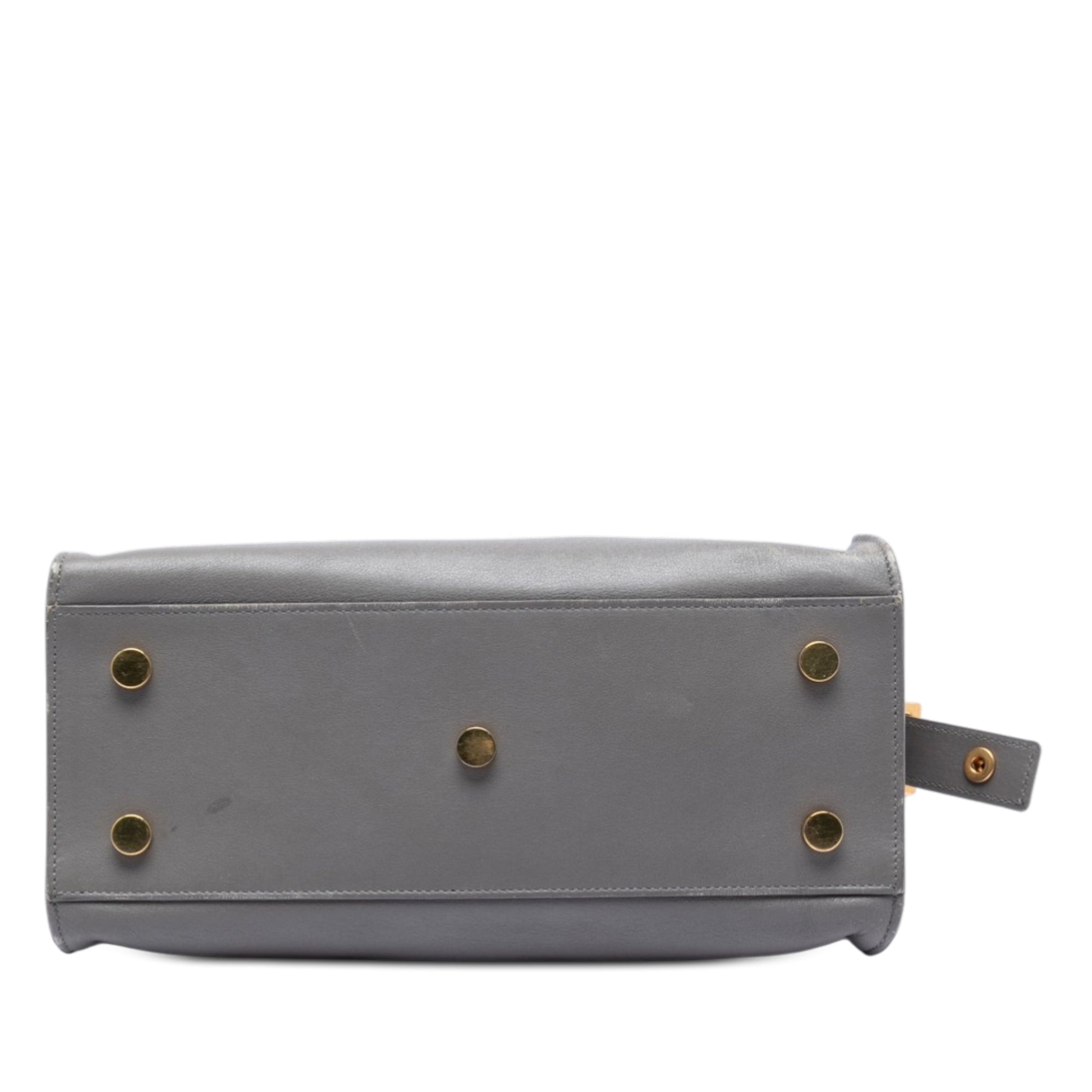Baby Leather Monogram Downtown Cabas Satchel