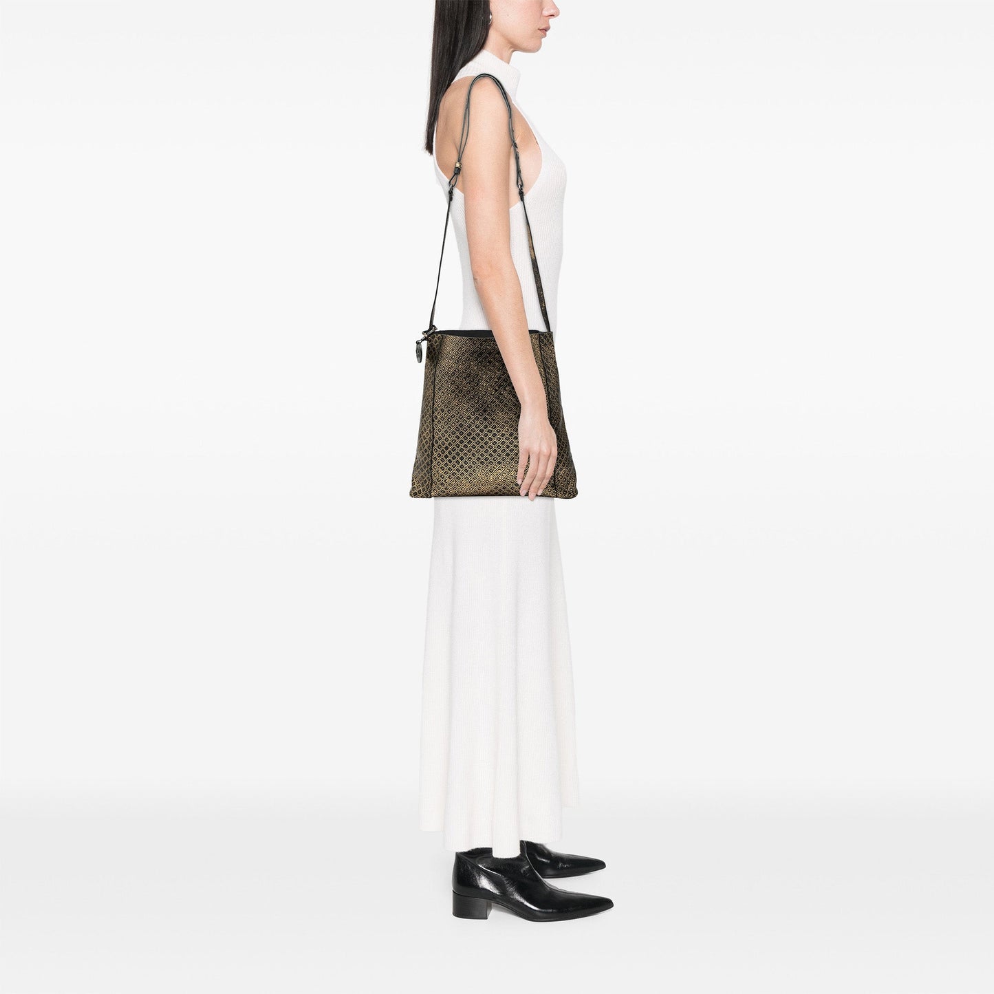Bottega Veneta Leather Intrecciomirage Crossbody