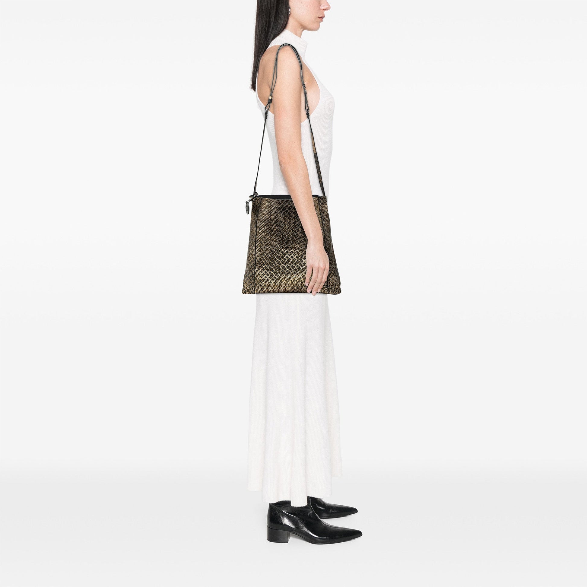 Bottega Veneta Leather Intrecciomirage Crossbody