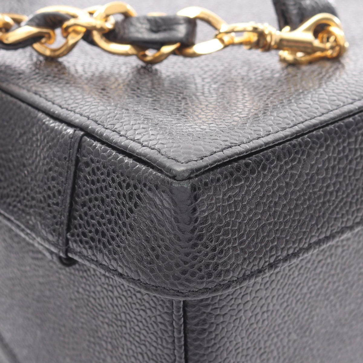 Chanel CC Caviar Vanity Box Case