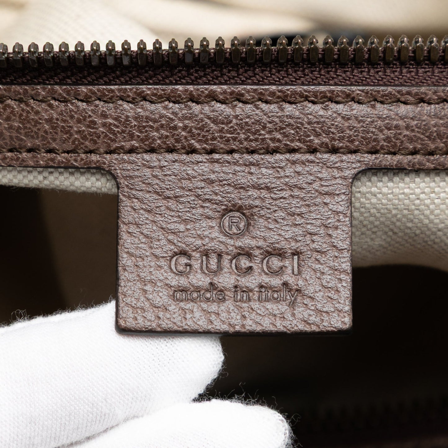 Gucci Medium GG Supreme Web Ophidia Carry On Duffle Bag